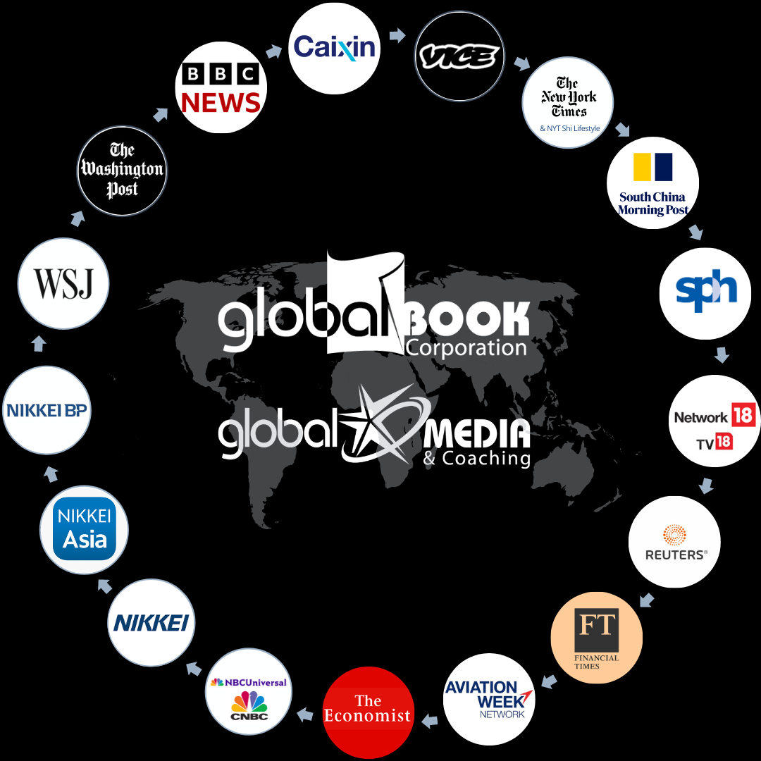 Global Book là đại diện chính thức của các tập đoàn truyền thông quốc tế hàng đầu thế giới tại Việt Nam